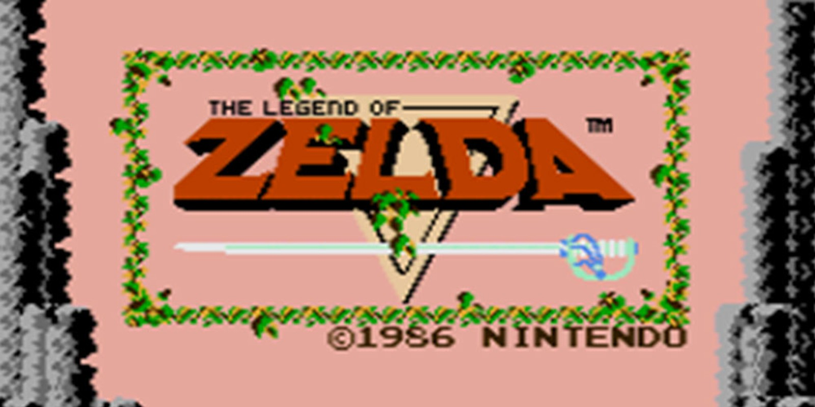 Logo de The Legend of Zelda 1986
