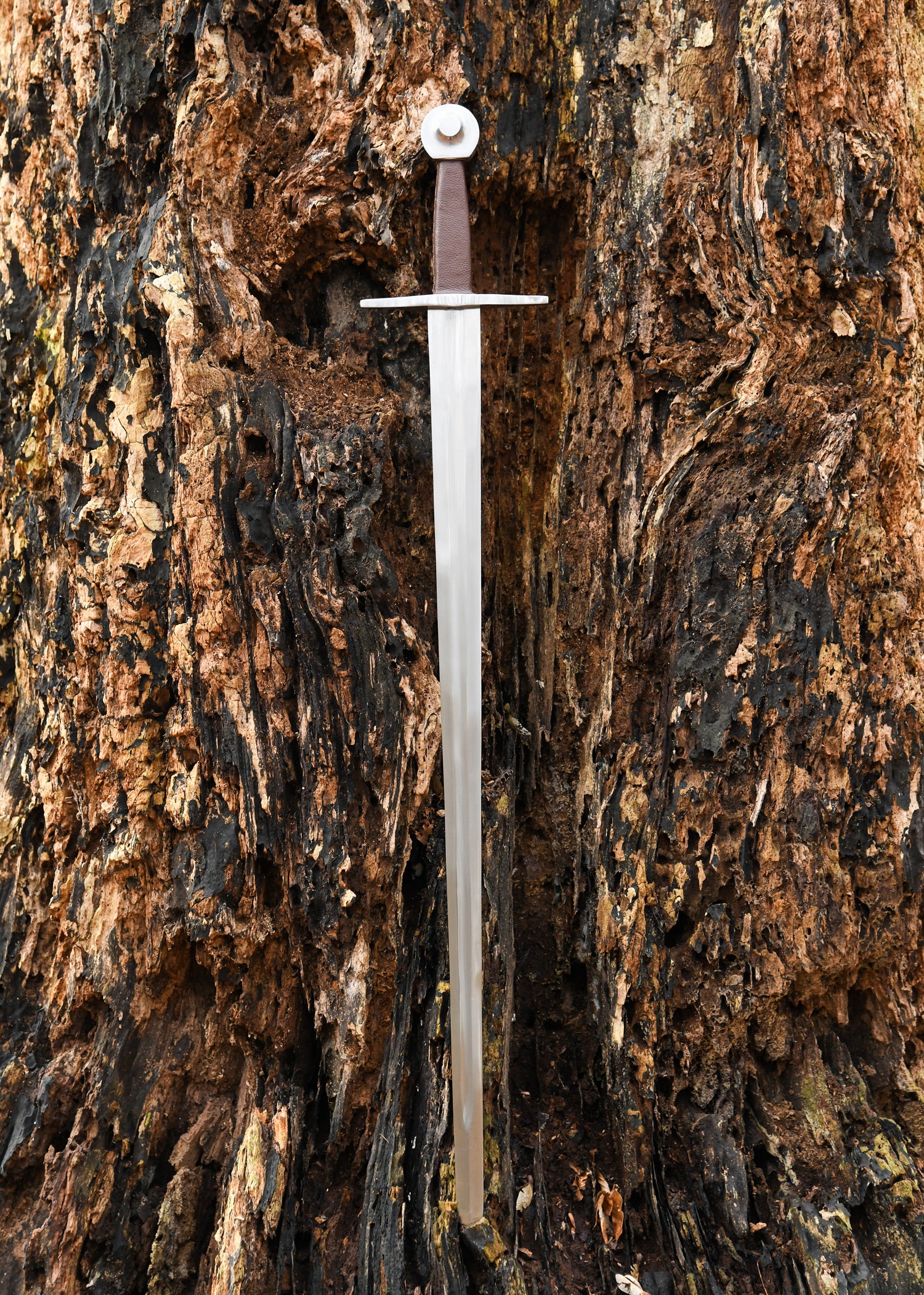 Imagen de Espada medieval funcional de una mano sin filo parte de nuestra colección en Espadas y más, sitio oficial.