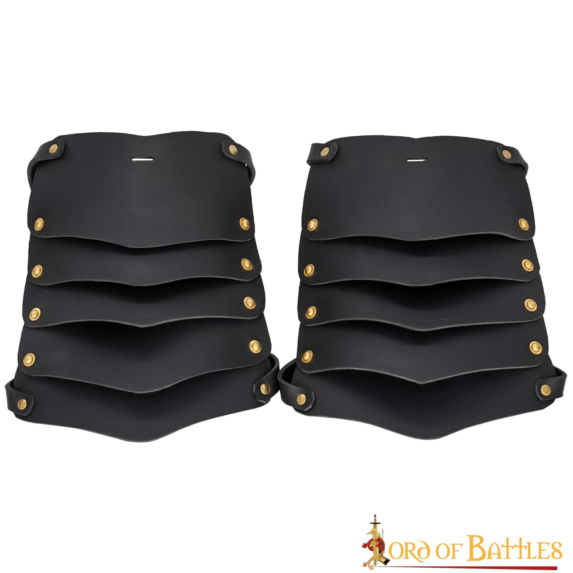 Fantasía Vikingo Pauldrons Cuero con Cinturones de Cuero Ajustables - Imagen 10