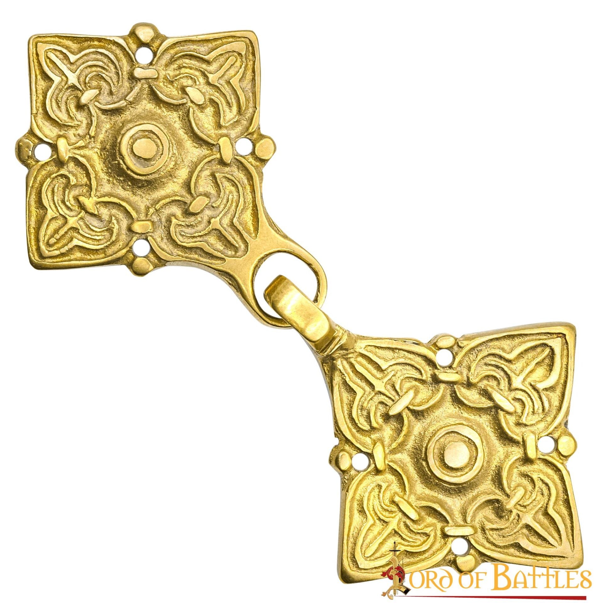 Broche de Latón Fundido para Caftán o Capa Vikinga / Rusa Histórica - Imagen 10