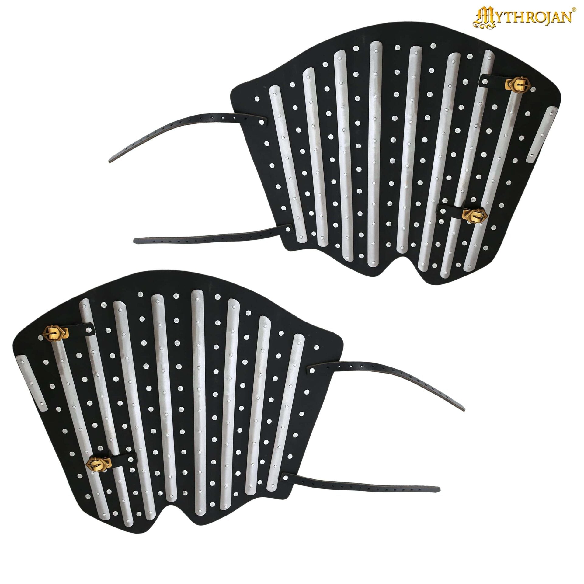 Mythrojan C55 Siglo Xiv Armadura Férula/protector Pierna Inferior - Imagen 1