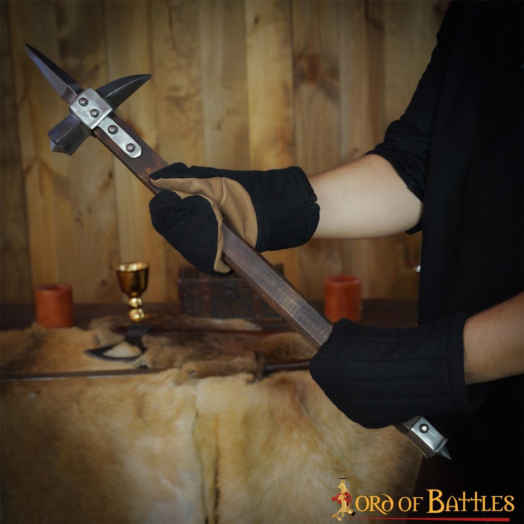 Guantes Mitones Acolchados Hechos a Mano con Lona de Algodón - Imagen 7