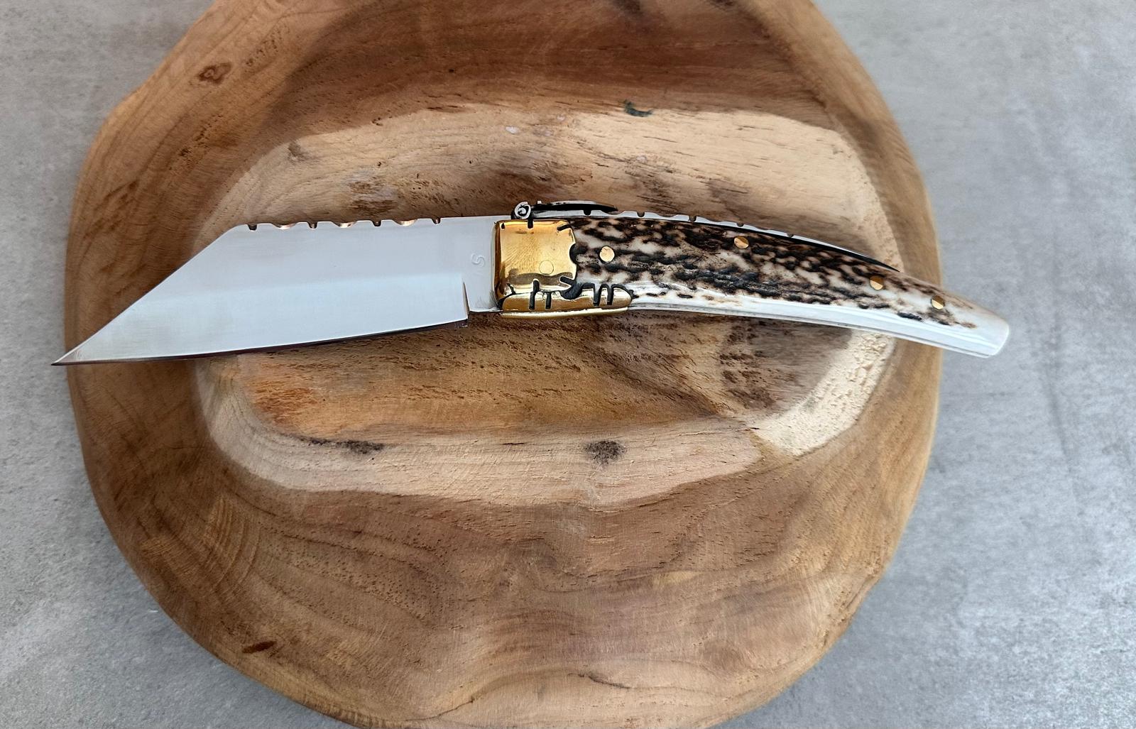 Navaja Jerezana de Ciervo Artesanal de Albacete - Espadas y Más.