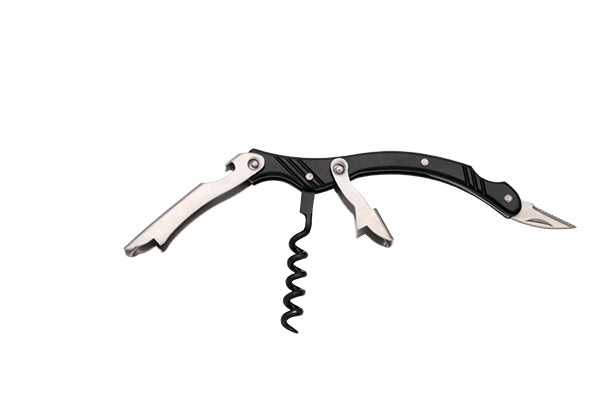 Sacacorchos Third 10098N Negro - Abrebotellas Y Navaja