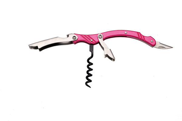 Sacacorchos Third 10098R Rojo - Abrebotellas Y Navaja