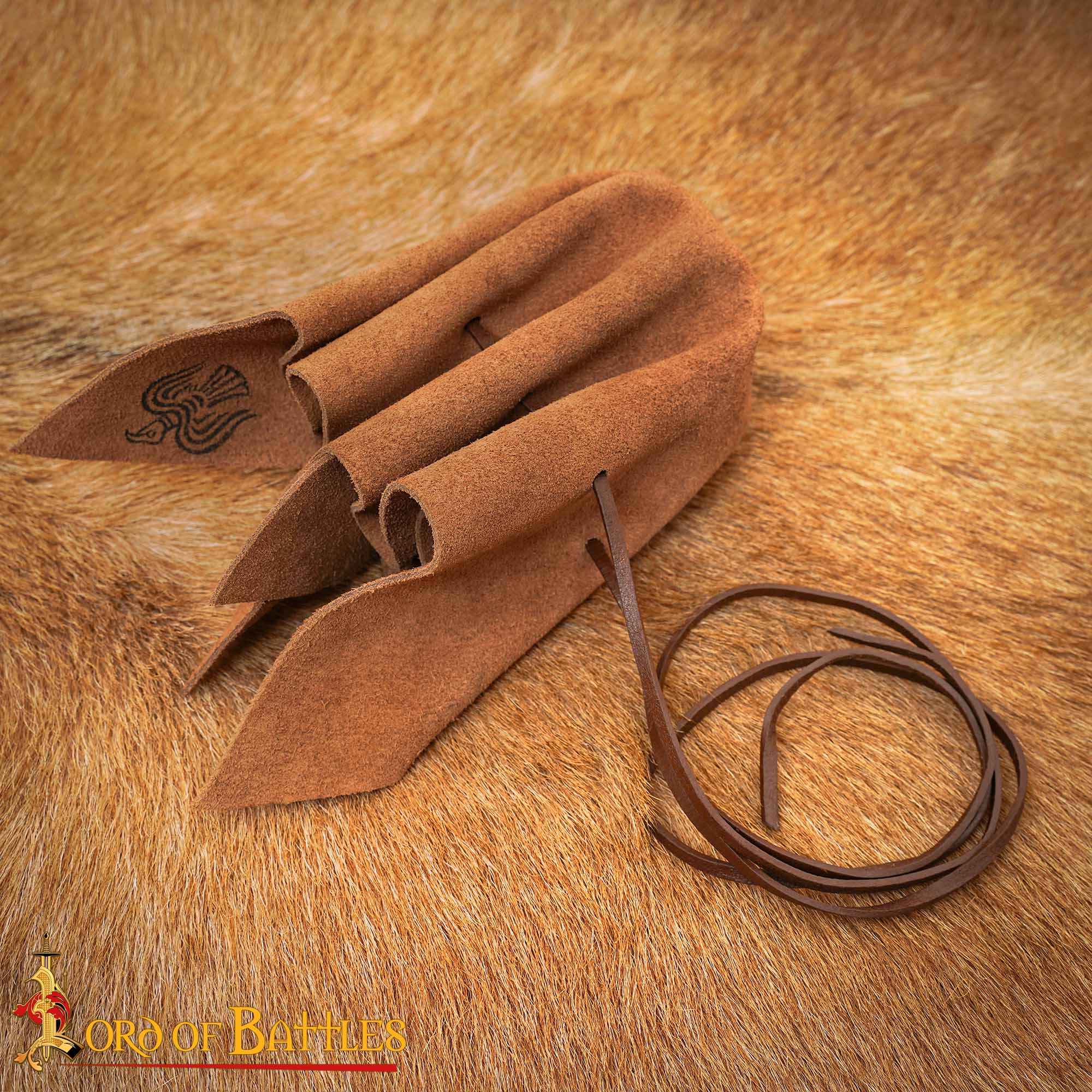 Juego Hnefatafl Vikingo del Siglo X - Edición de Viaje de Cuero Hecho a Mano - Imagen 6