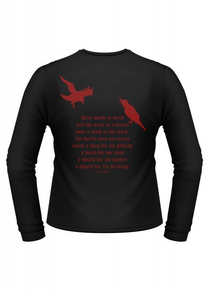 1245044640 Medieval long sleeve t-shirt: My God is Odin