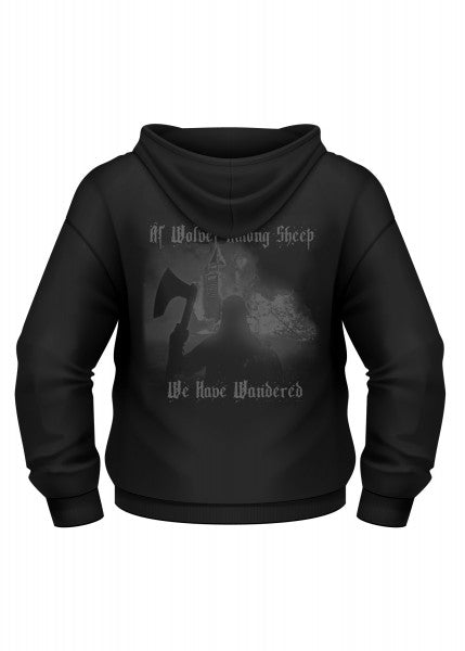 1245110730 Sudadera medieval con capucha: Lindisfarne