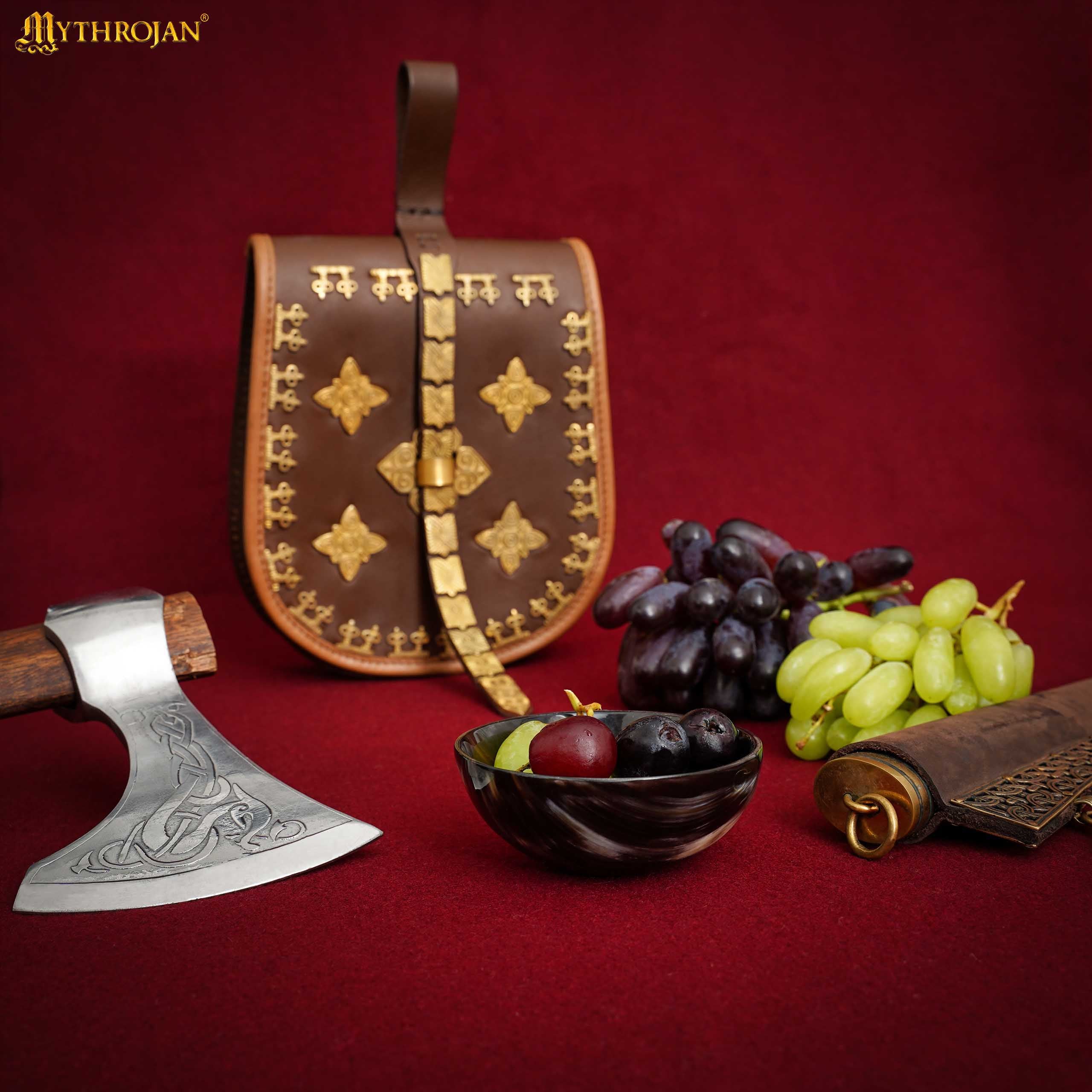 Cuenco de Cuerno de Buey Auténtico Hecho a Mano - Plato Vikingo Pulido para Servir - Imagen 2