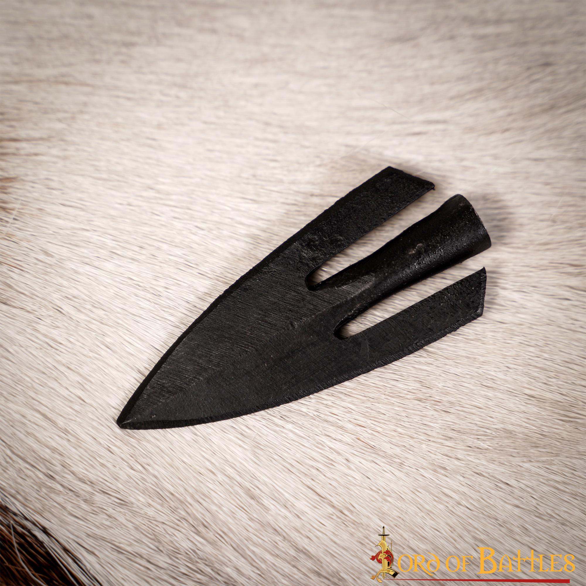 Punta de Flecha Medieval de Cola de Golondrina Forjada a Mano en Hierro - Imagen 6