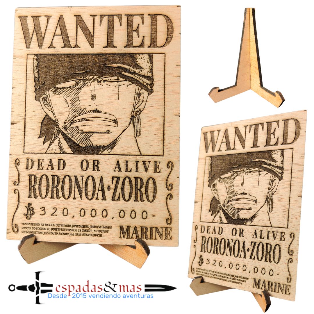 Cartel Wanted Roronoa Zoro