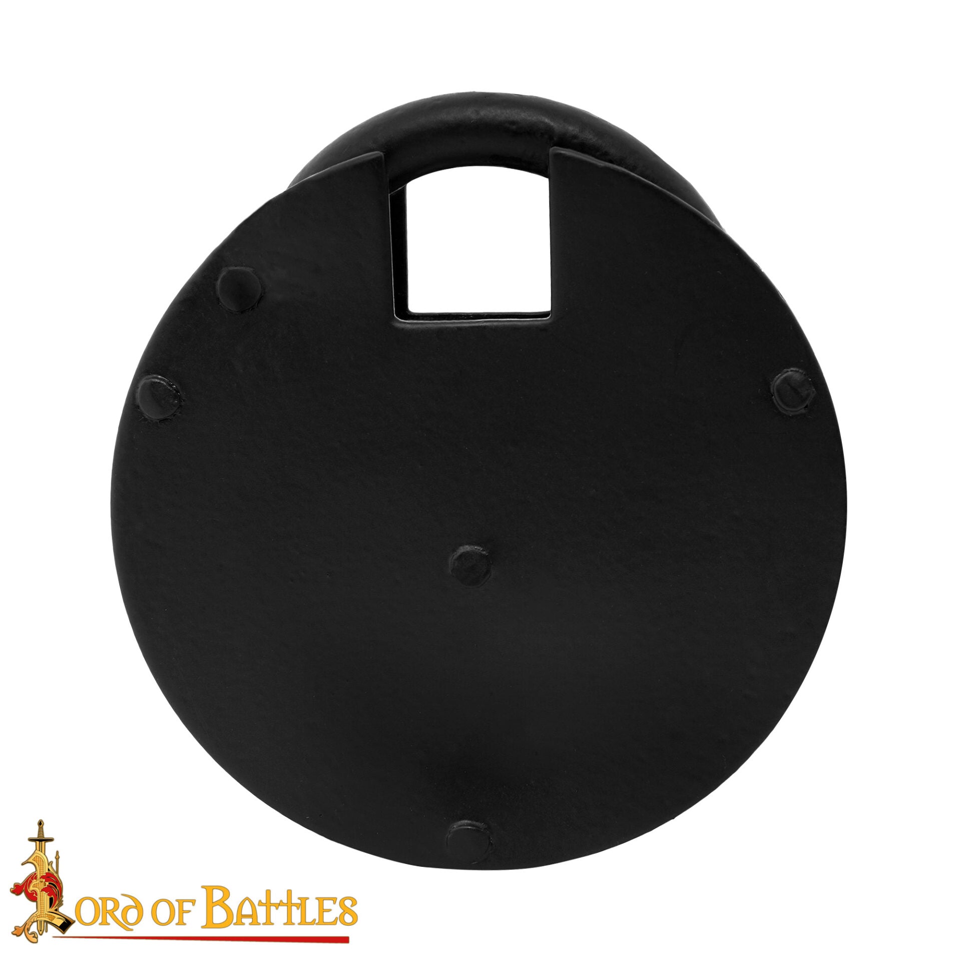 Antiguo Candado de Hierro Forjado a Mano con Dos Llaves Funcionales - Imagen 2