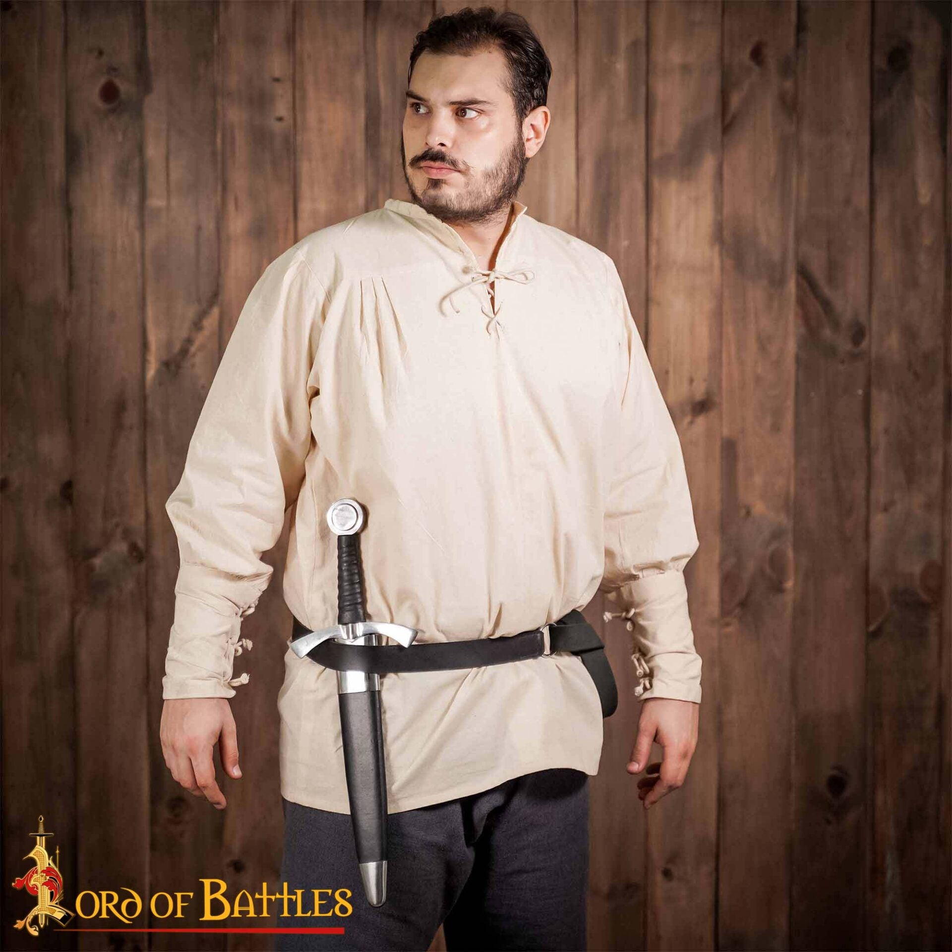 Daga Histórica Medieval con Vaina - Acero Decorativo Coleccionable - Imagen 2