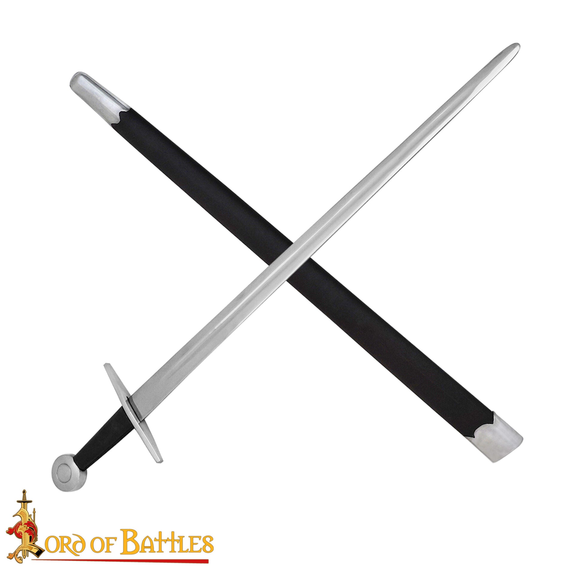 Espada Vikinga Forjada a Mano Tradicionalmente con Vaina - 37" Hoja de Acero Funcional Pulido - Imagen 5