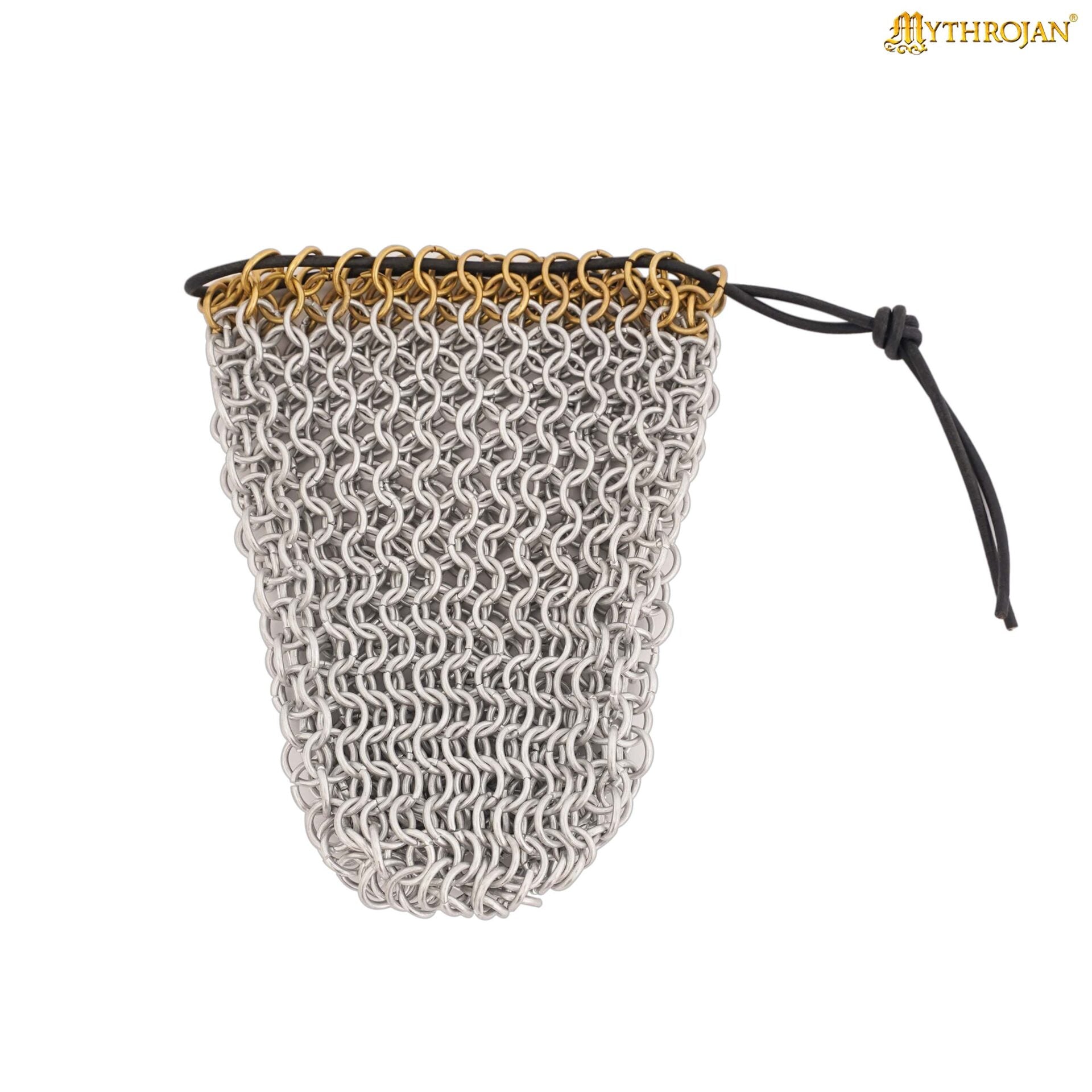 Bolsa de Dados de Cota de Malla Mythrojan - 8 Mm, Calibre 16 - Bolsa de Cordón de Aluminio Anodizado para Dnd, Larp y Juegos Medievales - Imagen 4