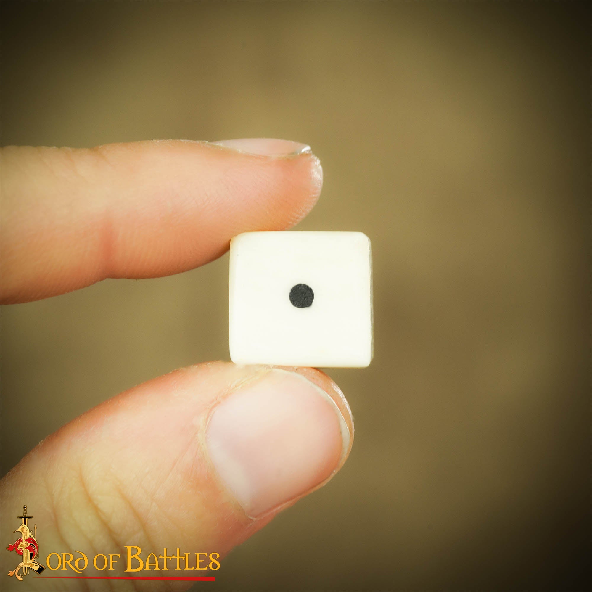 Dados Medievales de Hueso - Juego Artesanal de 6 (hueso de Buey, 1,2 Cm) - Imagen 6