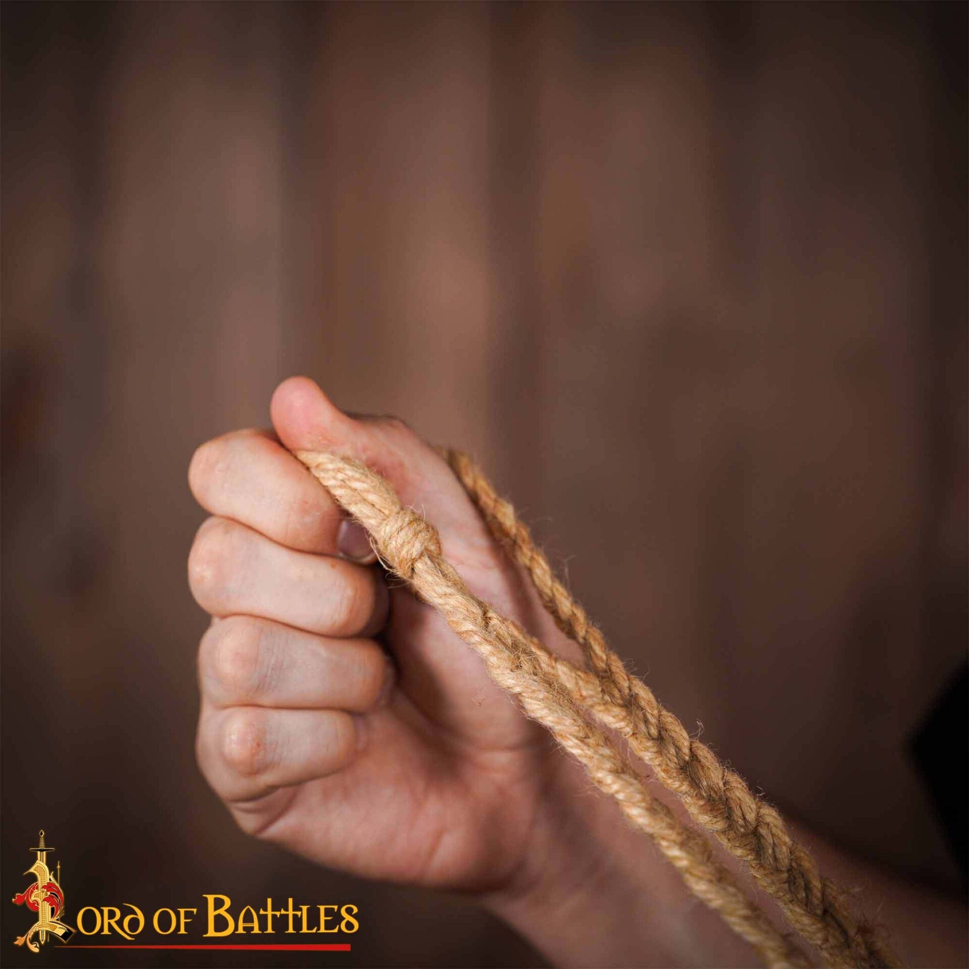 Eslinga Griega Romana Réplica de Cuerda de Yute Trenzada a Mano - Imagen 8