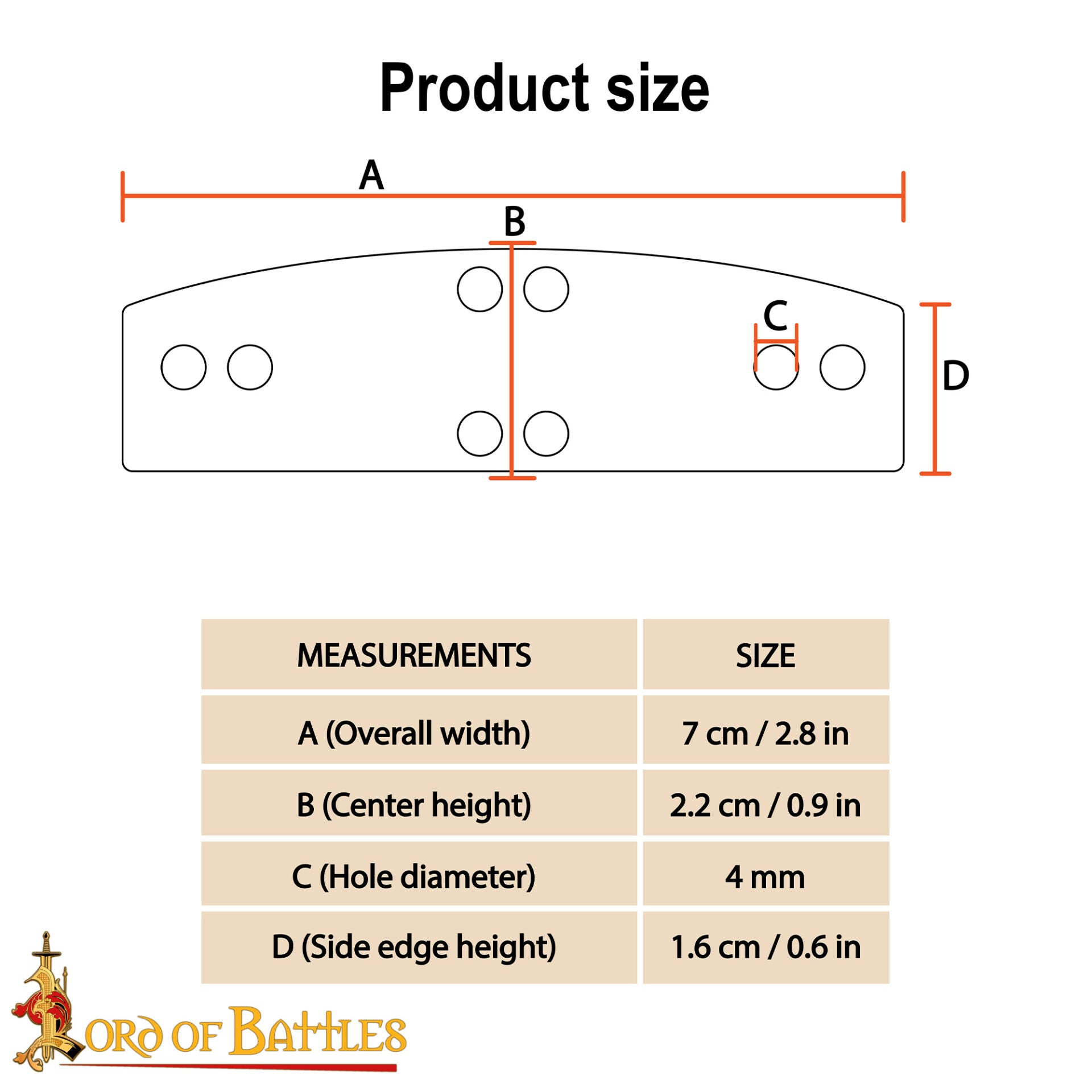 Placas Lamelares de Acero Inoxidable Tipo 1 - Juego de 100 Unidades - 7x2 Cm - Imagen 3