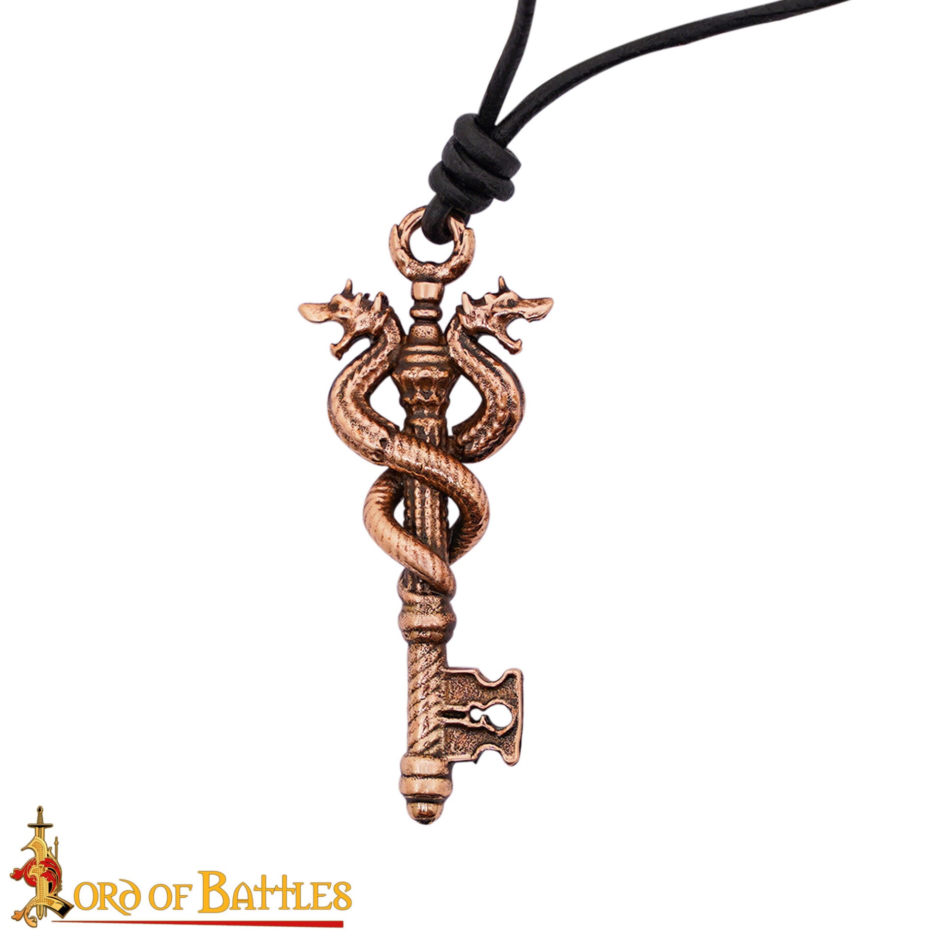 Colgante Llave de Bronce a la Cera Perdida Guardián del Dragón - Imagen 5