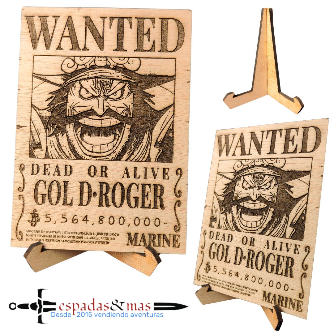 Cartel Wanted Gol D Roger