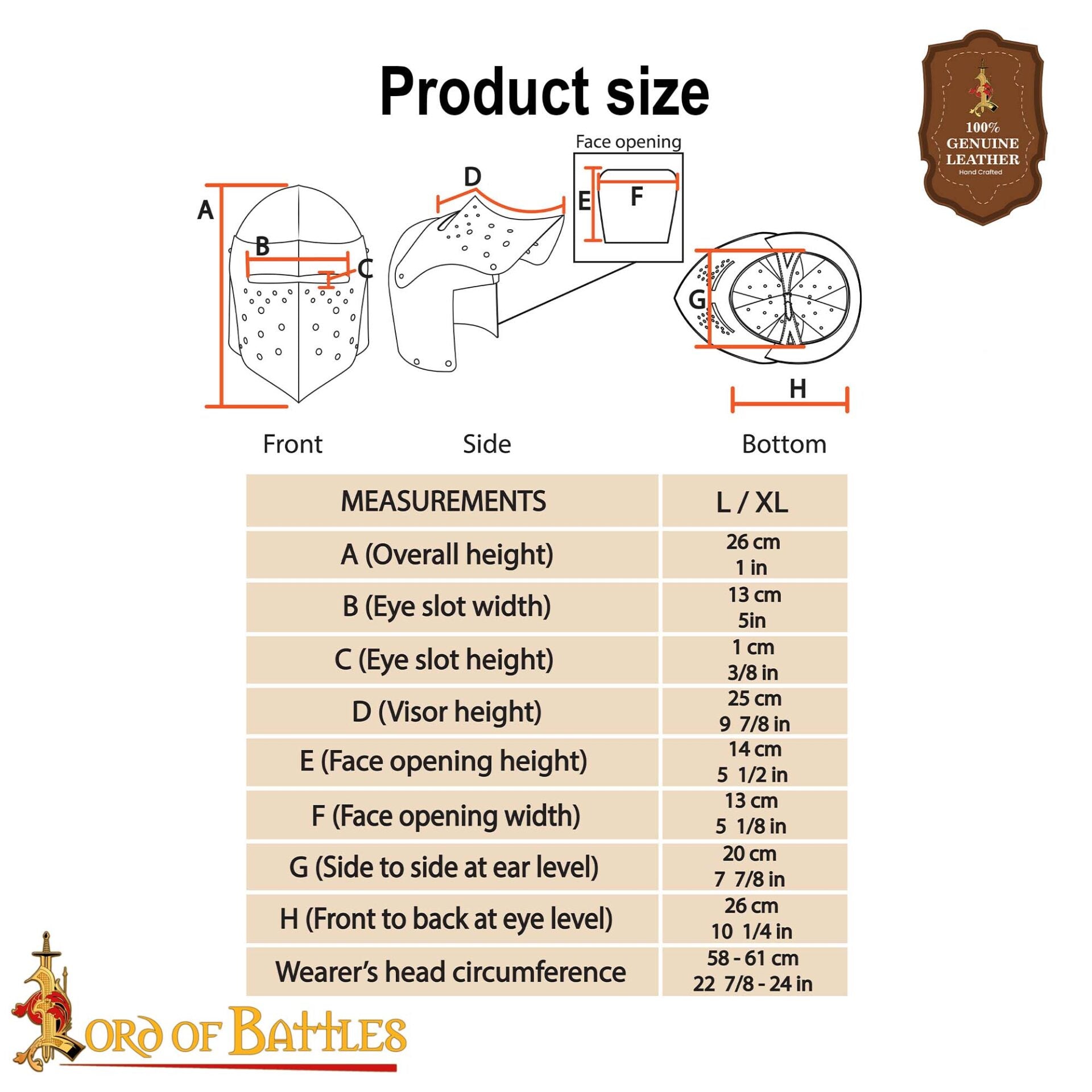 Casco de Caballero Bascinet del Siglo Xiv con Forro Acolchado de Protección - Imagen 3
