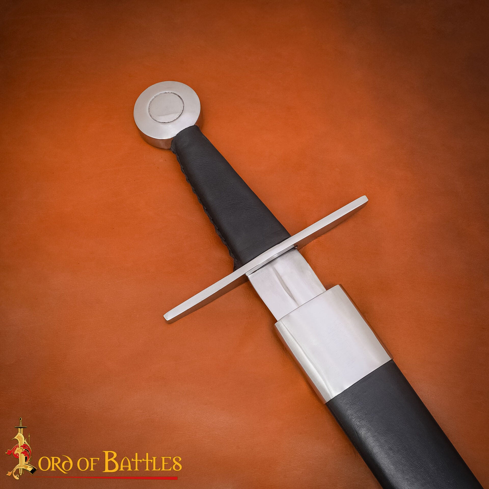 Espada Vikinga de Acero Al Carbono Forjada a Mano con Vaina -funcional - Imagen 7