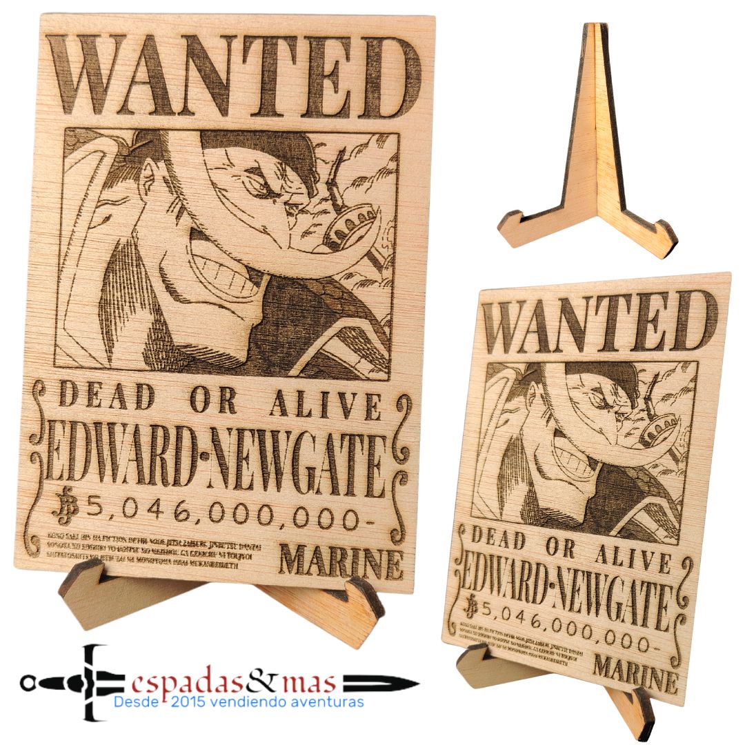 Imagen de Cartel Wanted Edward Newgate o Barbablanca parte de nuestra colección en Espadas y más, sitio oficial.