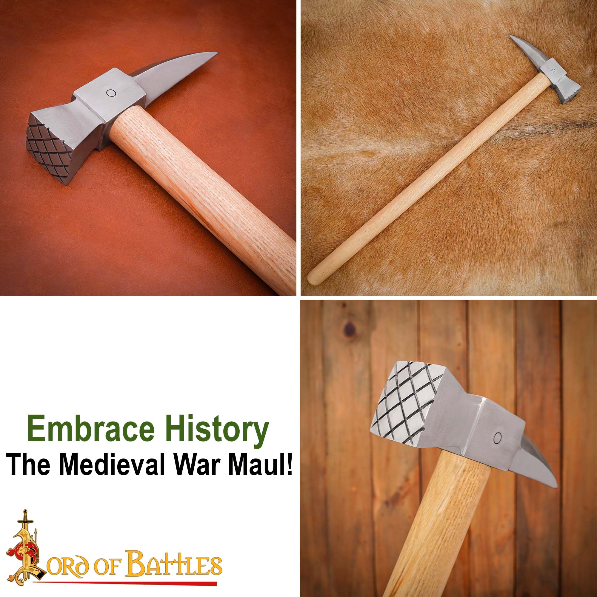 Martillo de Guerra Medieval - Imagen 7