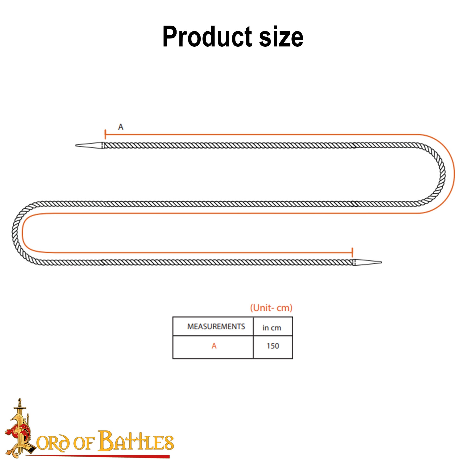 Cordones de Algodón Negro con Remates de Latón Macizo - Juego de 5 Corbatas Medievales - Imagen 3