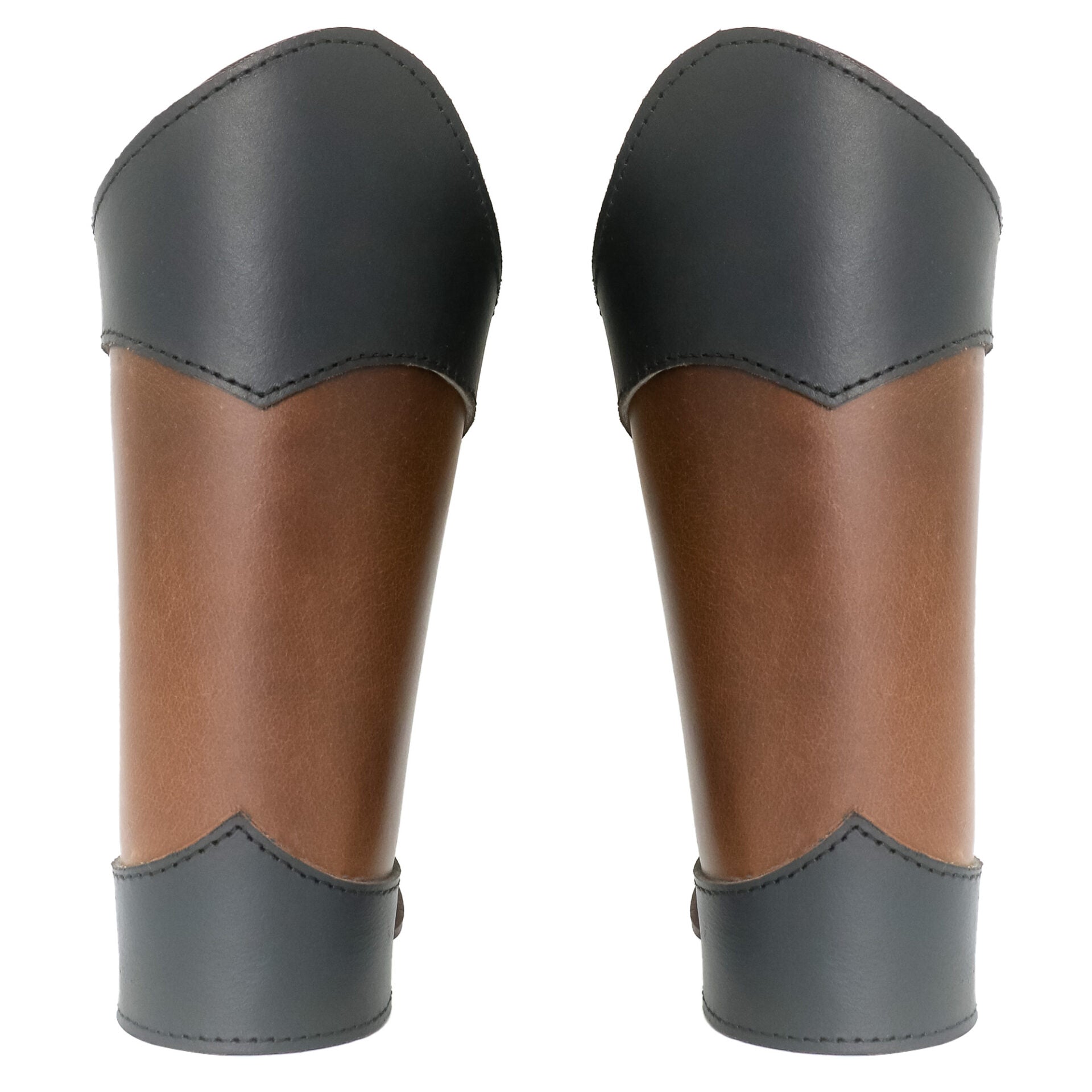 Brazaletes de Cuero Estilo Élfico Hechos a Mano - Par de Guardabrazos Marrón Auténtico - Imagen 18