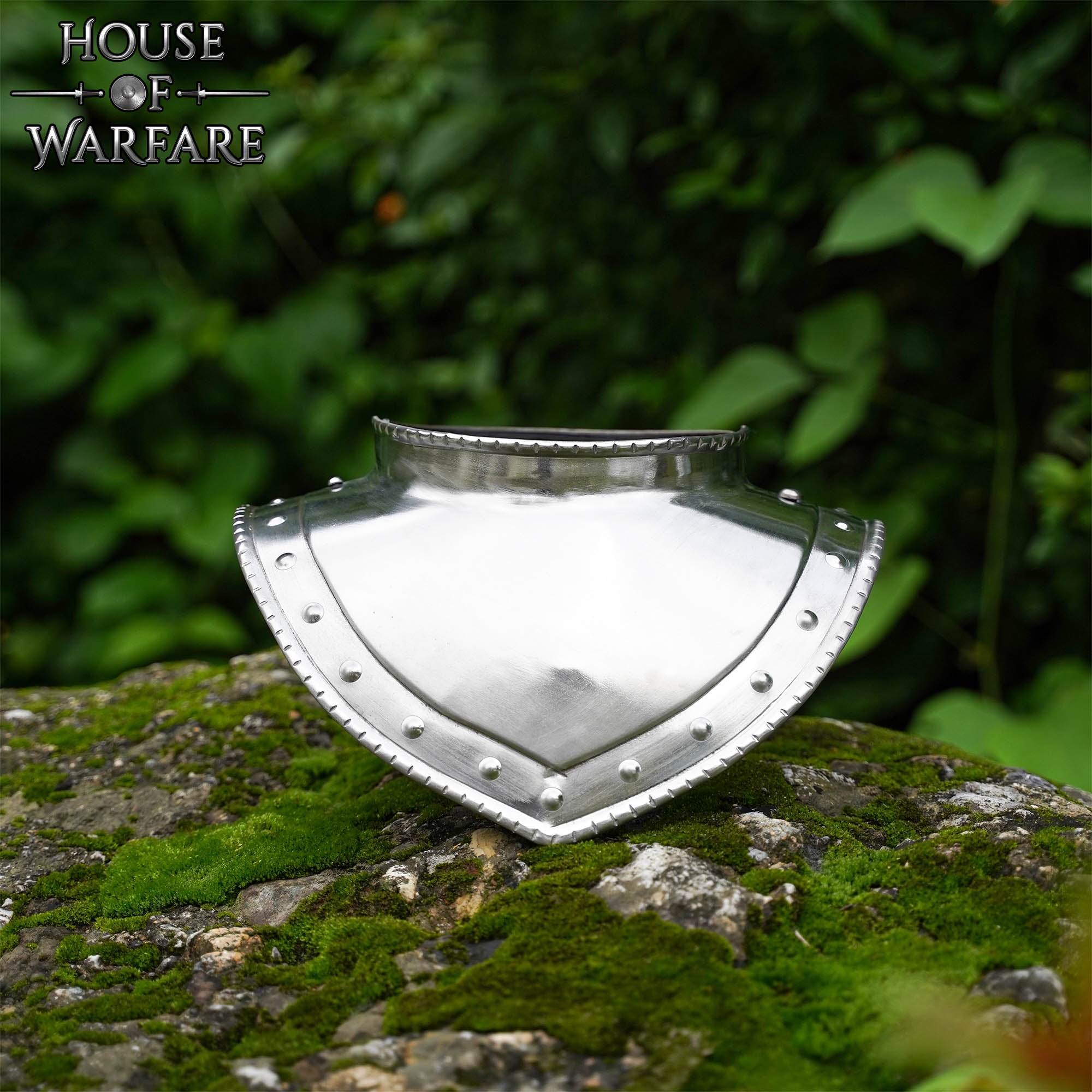 15o - 16o Siglo Acero Cuello Gorget Medieval Cuello Placa Armadura para Soldados - Imagen 1