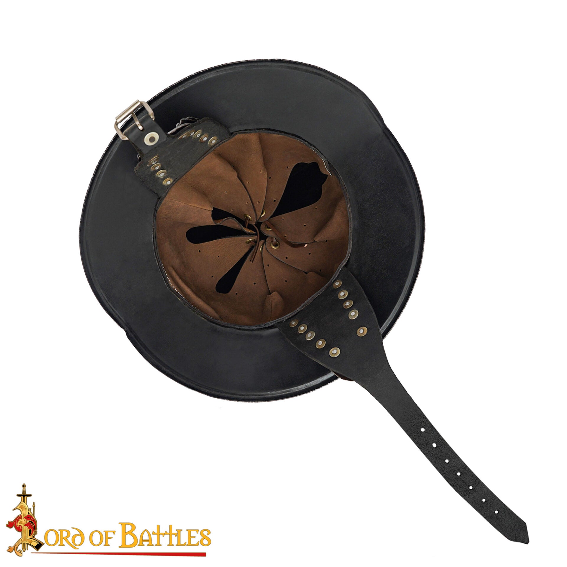 Casco Español de Peine Morion de Acero con Auténtico Penacho de Plumas Rojas - Siglo Xvi-xvii - Imagen 5