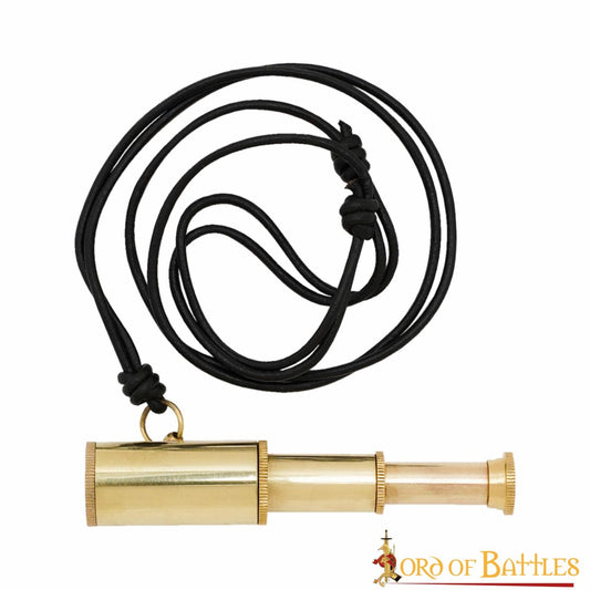 Colgante Pirata Telescopio de Latón - Mini Collar Catalejo para Disfraces Históricos Náuticos - Imagen 23