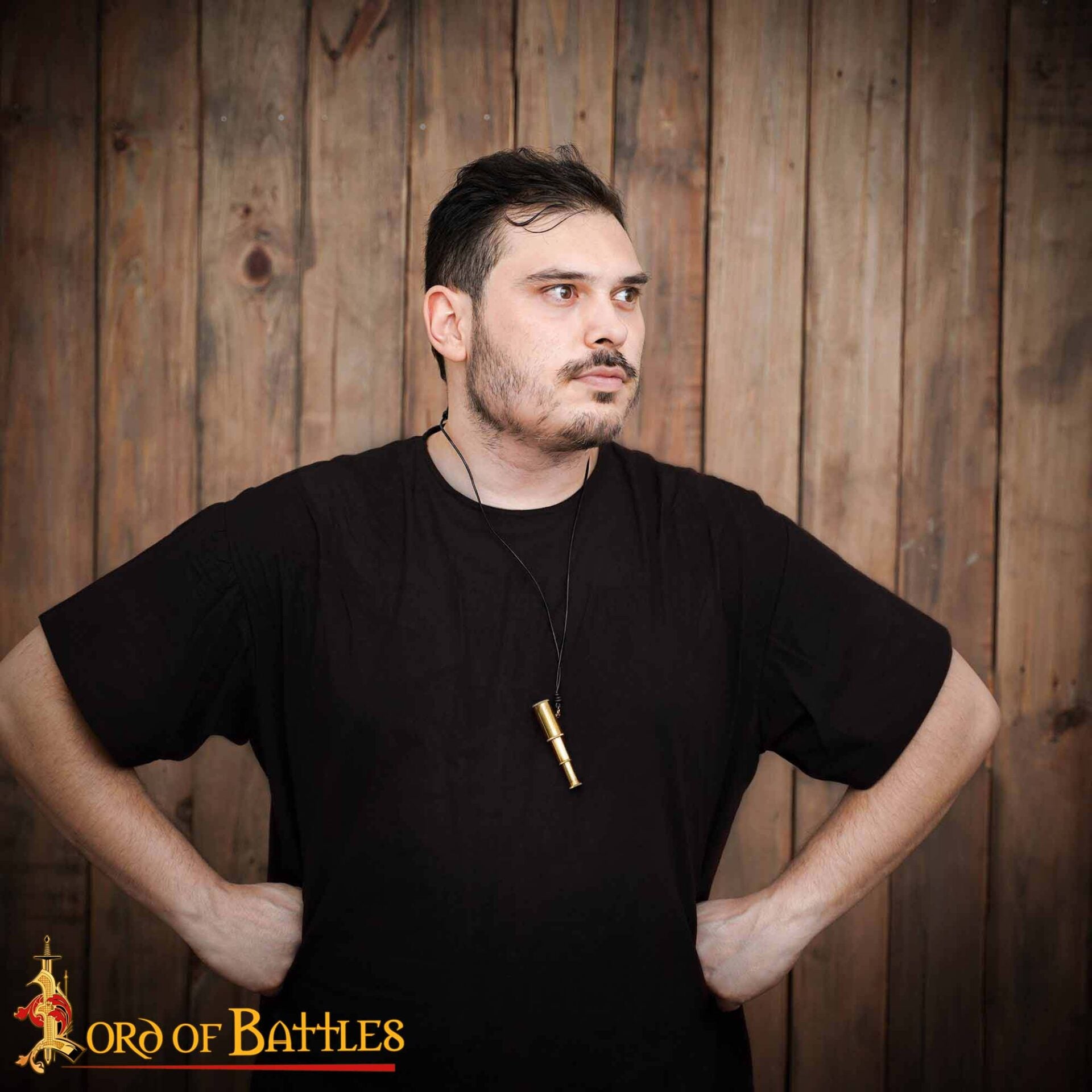 Colgante Pirata Telescopio de Latón - Mini Collar Catalejo para Disfraces Históricos Náuticos - Imagen 5