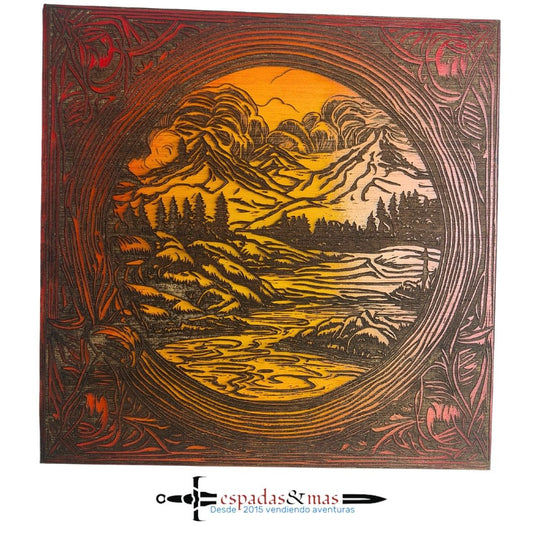 Mountains landscape painting