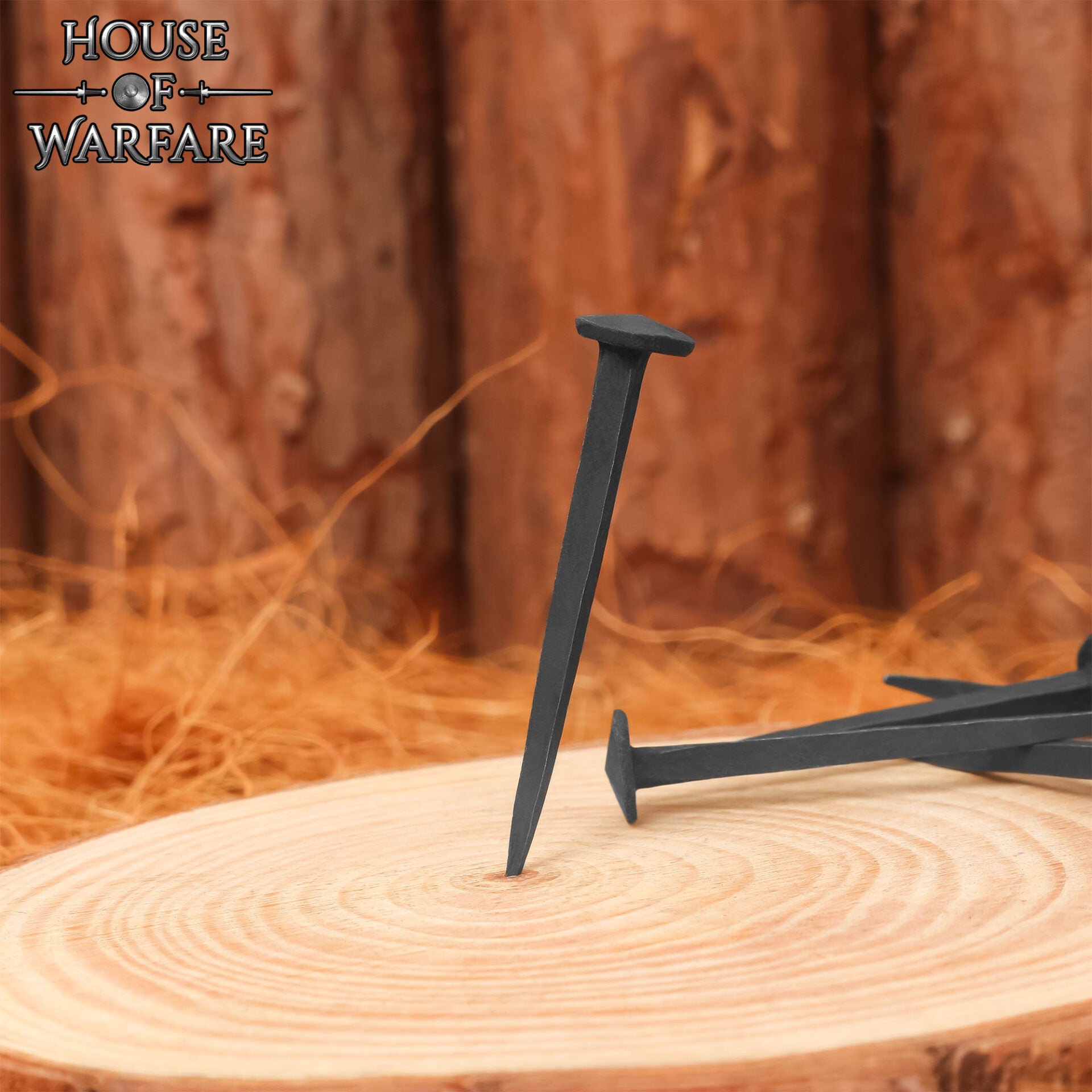 Clavos Medievales Forjados a Mano para Escudos - Juego de 10 Piezas - Imagen 6