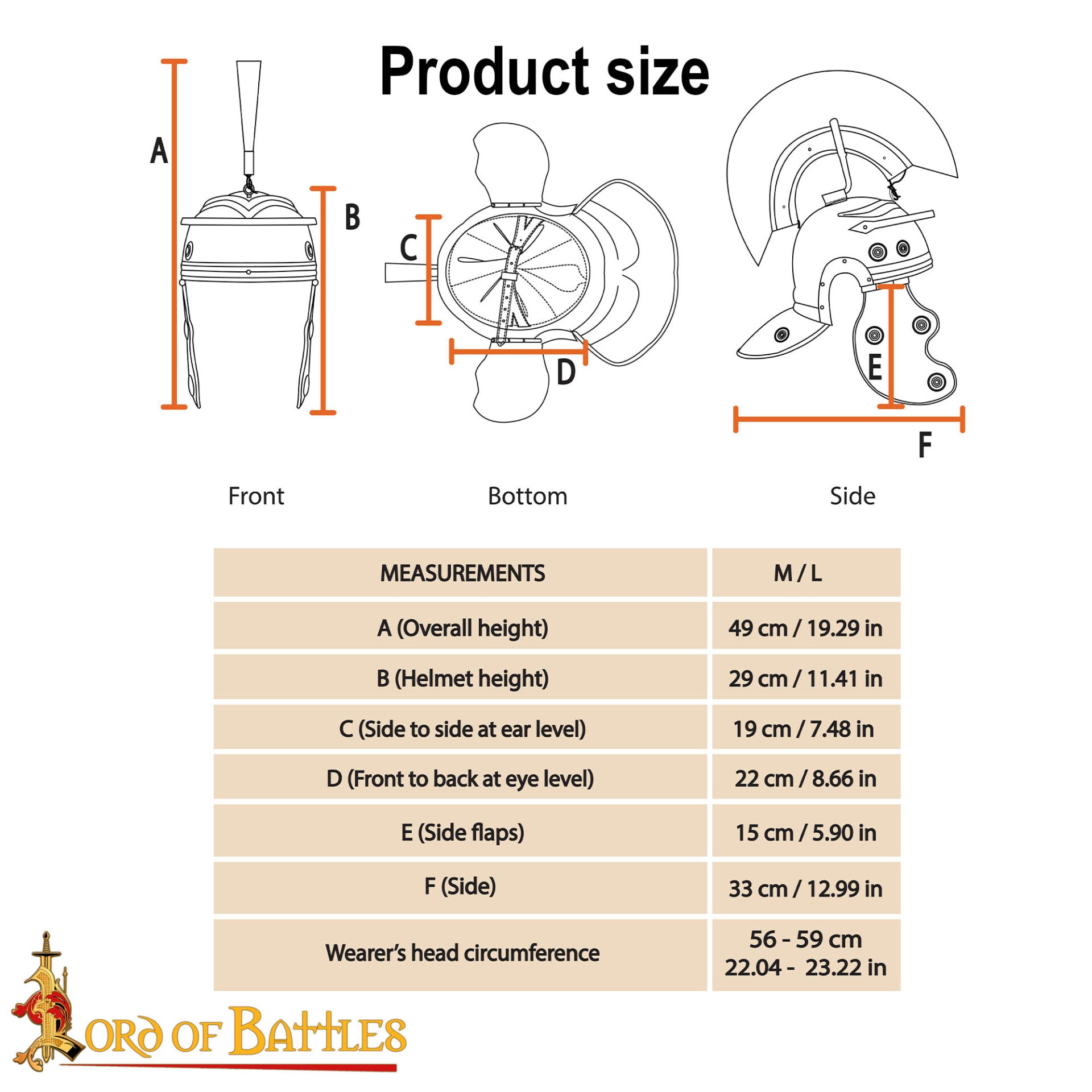 Casco de Galo Imperial Romano del Siglo I con Cresta Roja, Hecho a Mano de Forma Tradicional - Acero y Latón Pulidos - Imagen 3