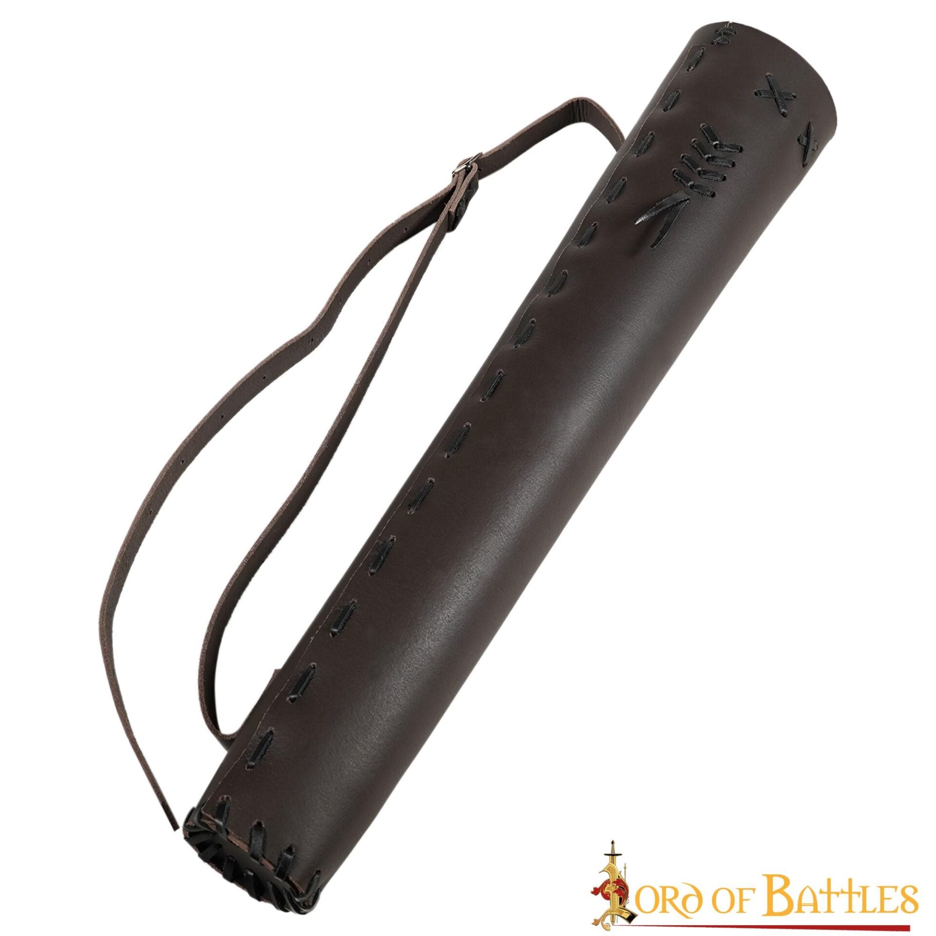 Carcaj Clásico Medieval de Cuero Fantasía Auténtica Marroquinería - Imagen 2