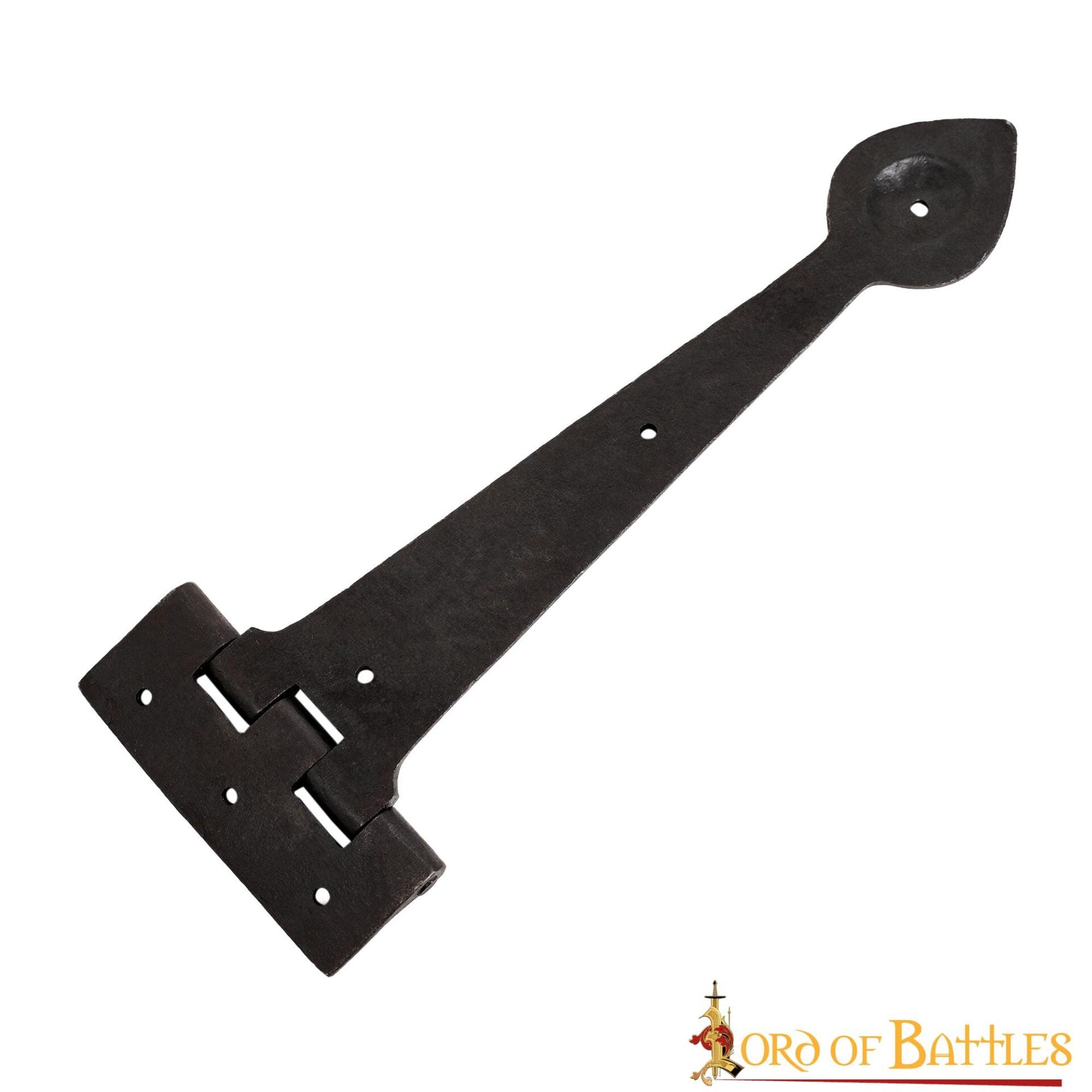 Bisagra de Puerta Rústica de Hierro Forjado a Mano - Bisagra de Correa Resistente para Puertas, Armarios y Cofres - Imagen 24