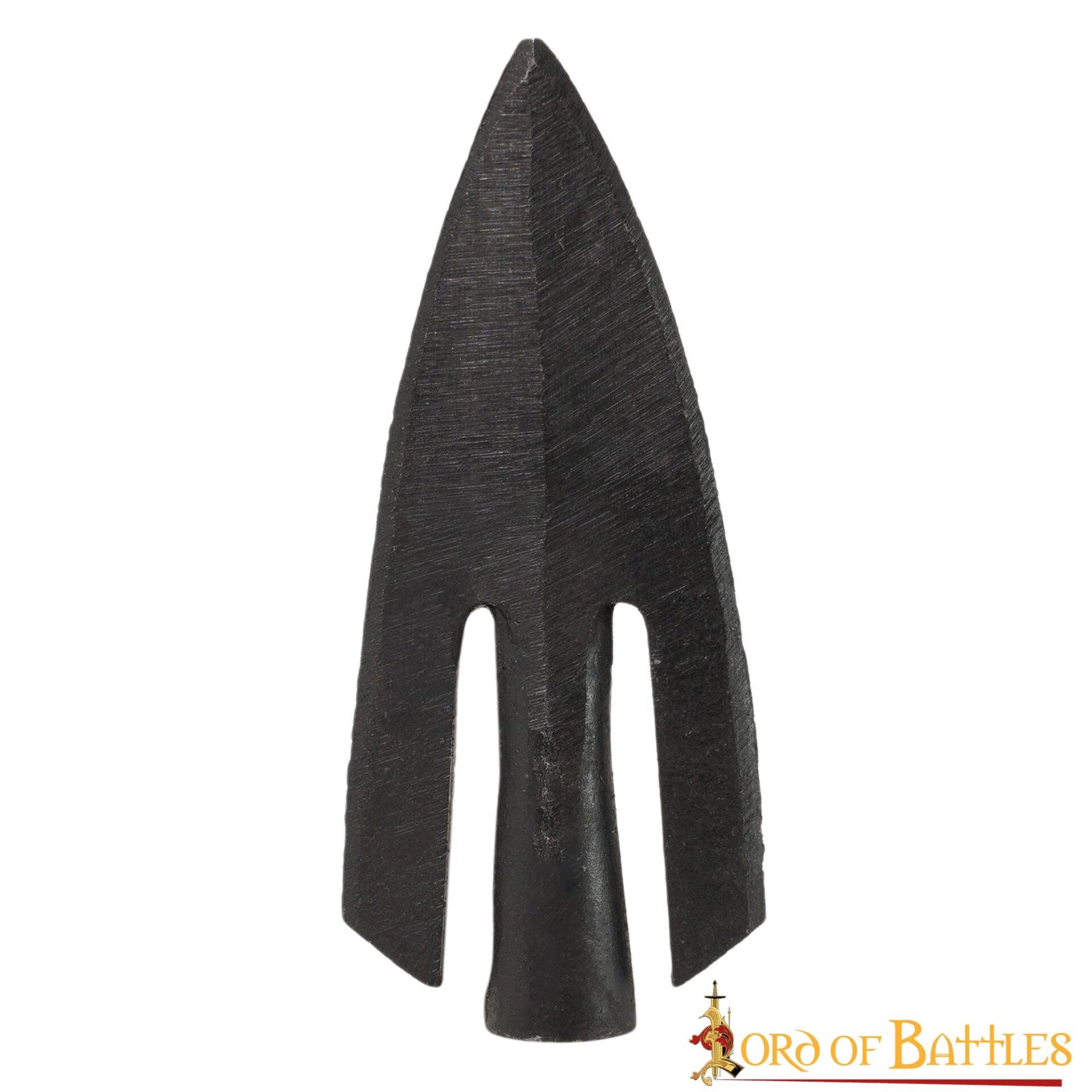 Punta de Flecha Medieval de Cola de Golondrina Forjada a Mano en Hierro - Imagen 2