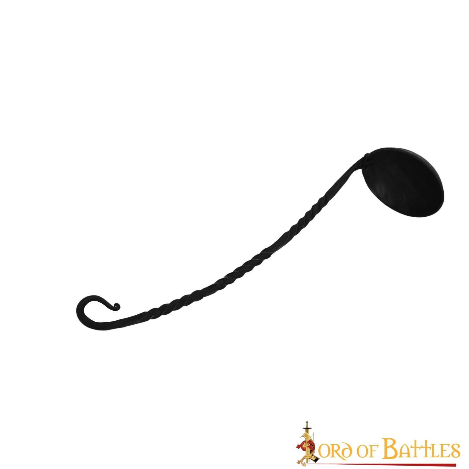 Cazo de Hierro Medieval Vikingo Forjado a Mano Equipo de Campamento Funcional - Imagen 2