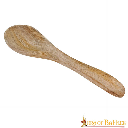 Cuchara Medieval Funcional de Madera Hecha a Mano con Madera Auténtica - Imagen 2