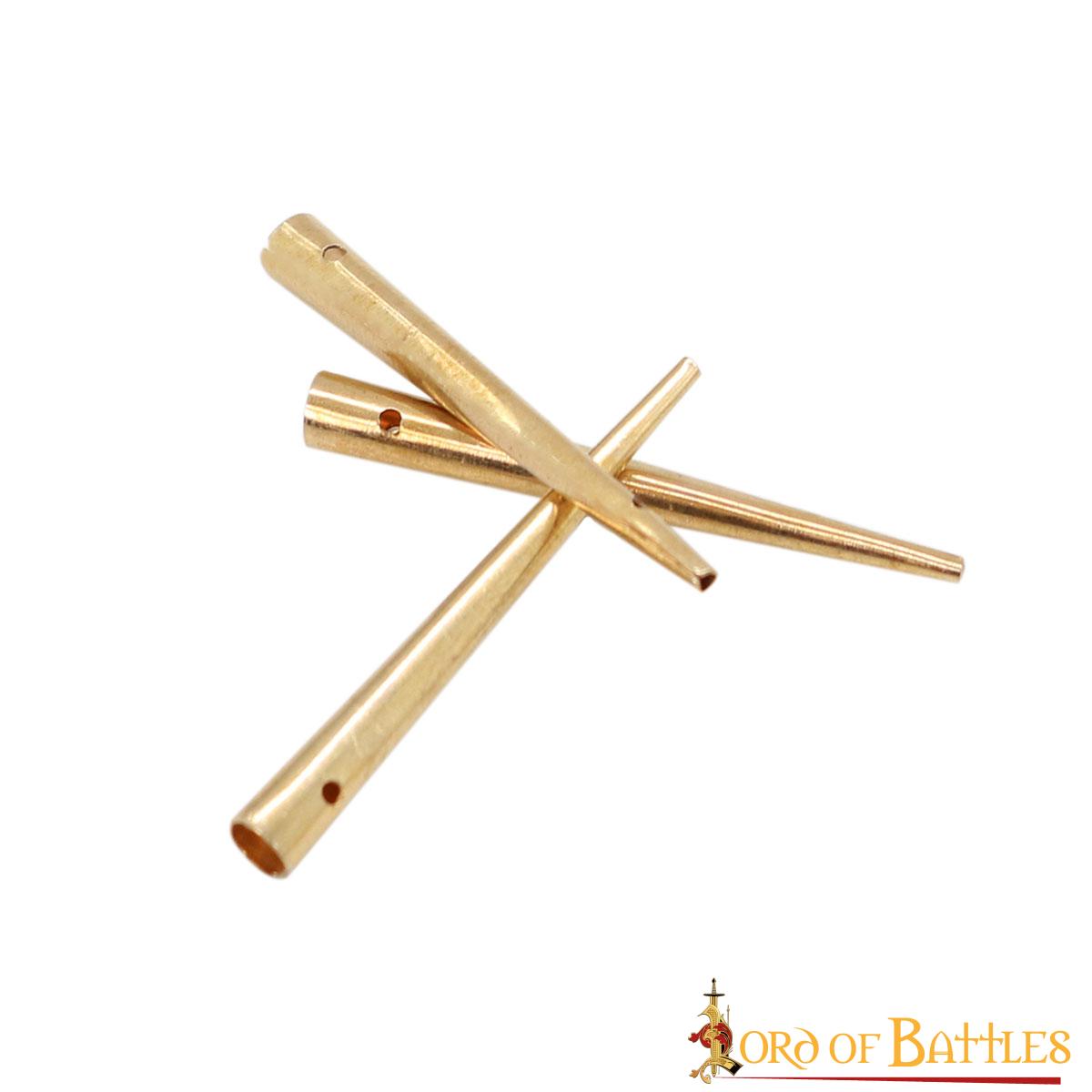 Aiglets Medievales de Latón - Juego de 10 Puntas de Cordón Resistentes (3,6 Cm) - Imagen 10