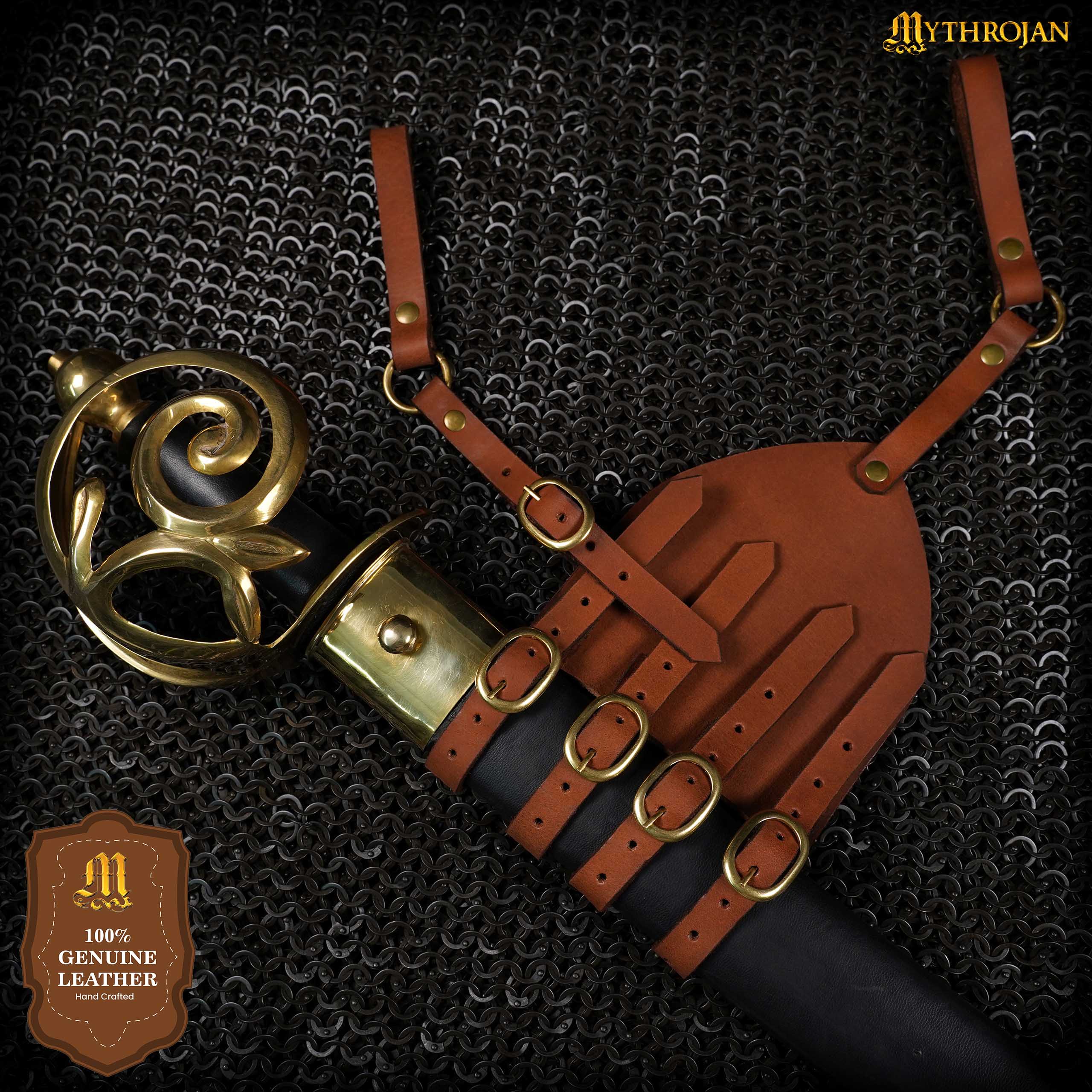 Mythrojan Renacimiento Medieval Estoque Rana - Imagen 2