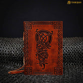 Mythrojan Diario Medieval de Cuero Rústico Vintage Diario - Imagen 2