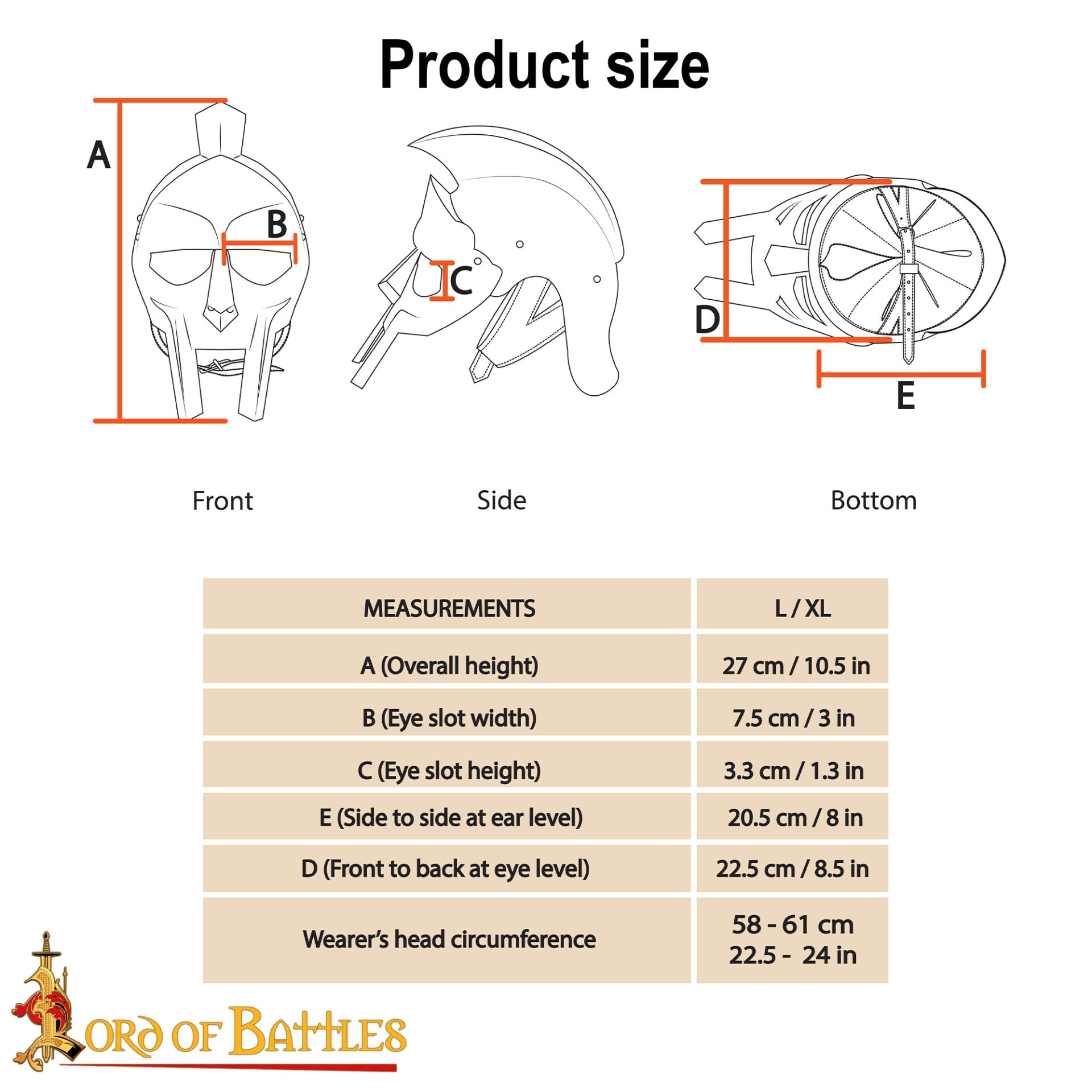 Casco de Gladiador Maximus - Acero Pulido con Forro de Cuero Armadura de Gladiador Romano - Imagen 3
