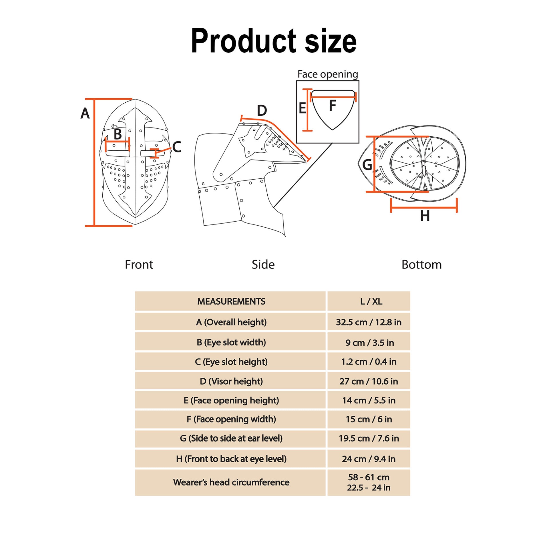 Casco Bascinet Visera del Siglo Xiv con Forro de Cuero - Imagen 11