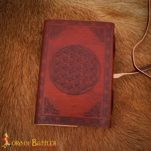 Diario Medieval con Corazón de Alas Celtas Hecho a Mano en Piel Auténtica Diario Notas - Imagen 7