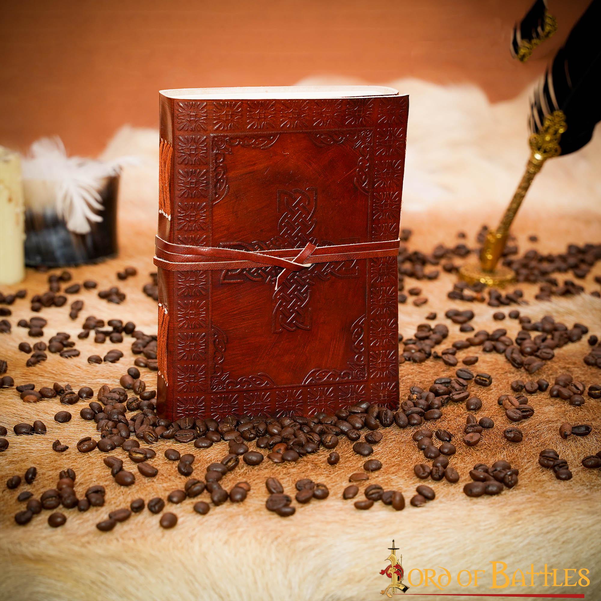 Diario de Cuero con Cruz Celta y Árbol de la Vida - Imagen 8