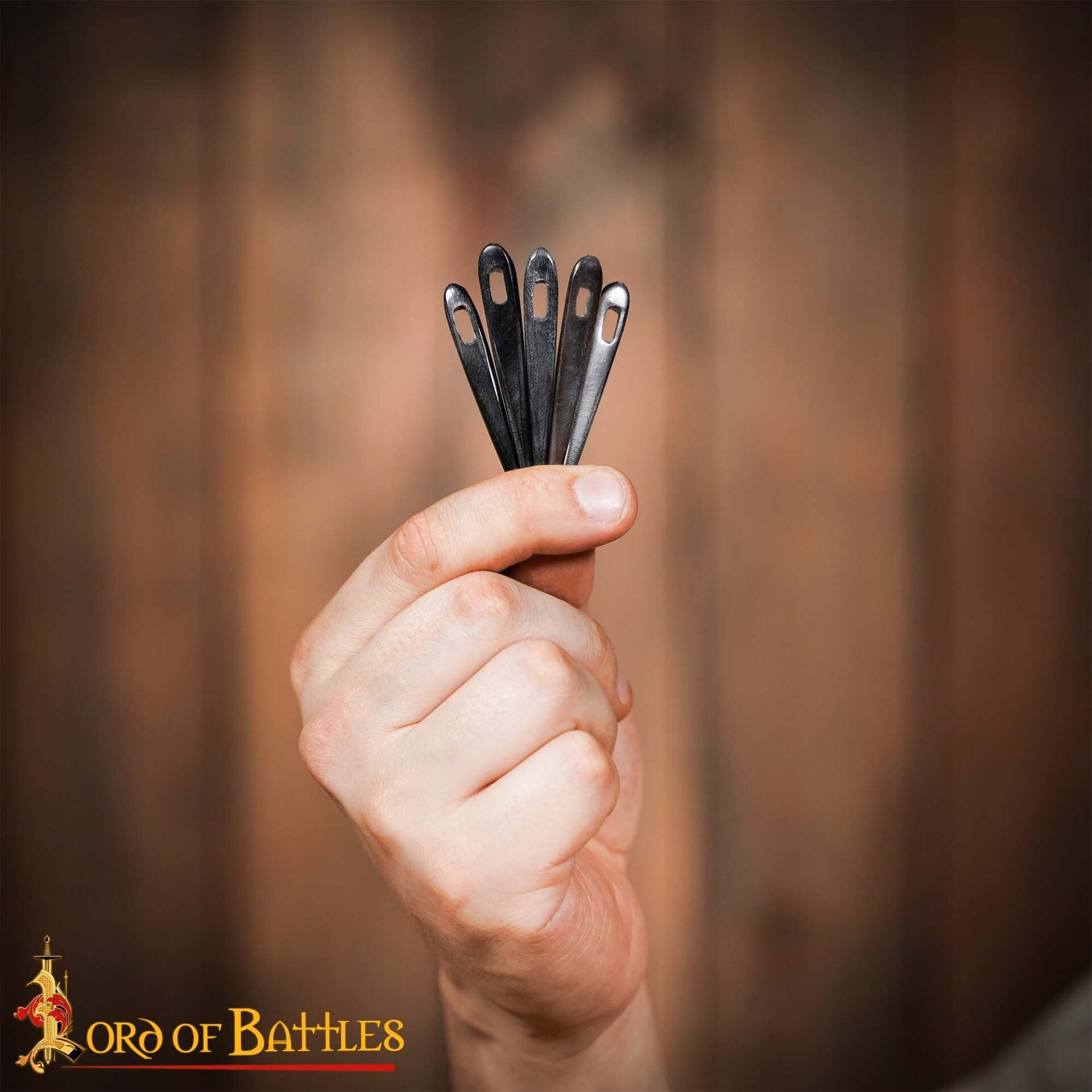 Vikingo Nalbinding Cuerno Agujas Juego de 5 Genuino Cuerno Accesorio - Imagen 8